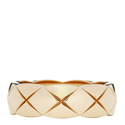 Chanel 18K Yellow Gold Diamond Small Coco Crush Ring 58 8.5 3 of 6