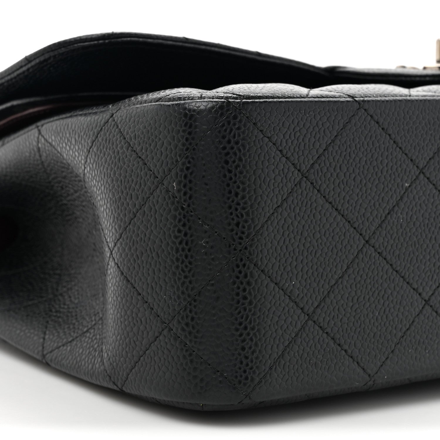 Chanel Caviar Quilted Jumbo Double Flap Black 9 of 12