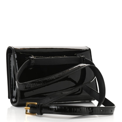 Saint Laurent Patent Monogram Kate Belt Bag Black 3 of 8