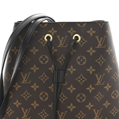 Louis Vuitton Monogram Neonoe MM Black 8 of 10