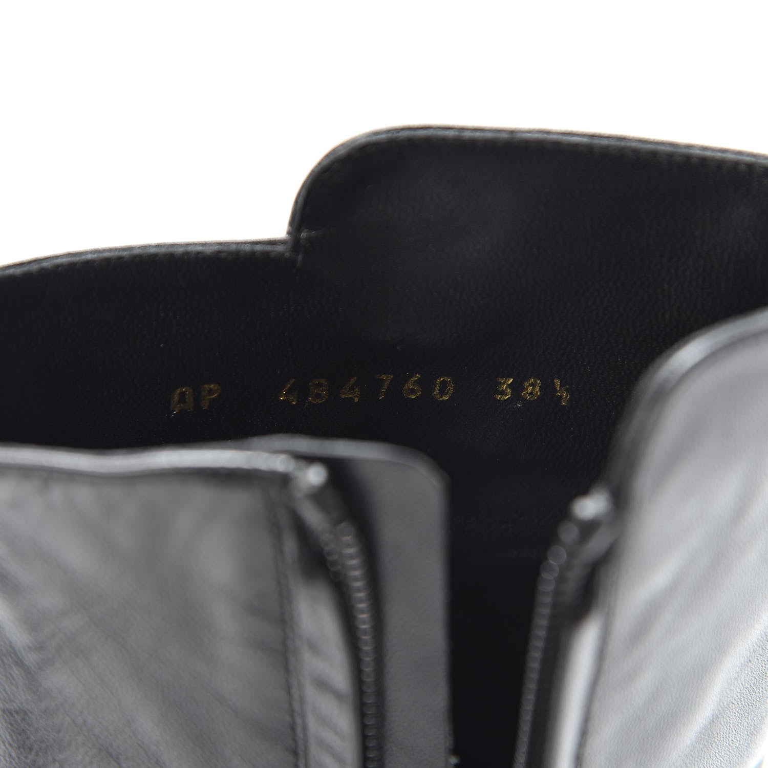 Saint Laurent Nappa Tribute Platform Ankle Boots 38.5 Black 7 of 9