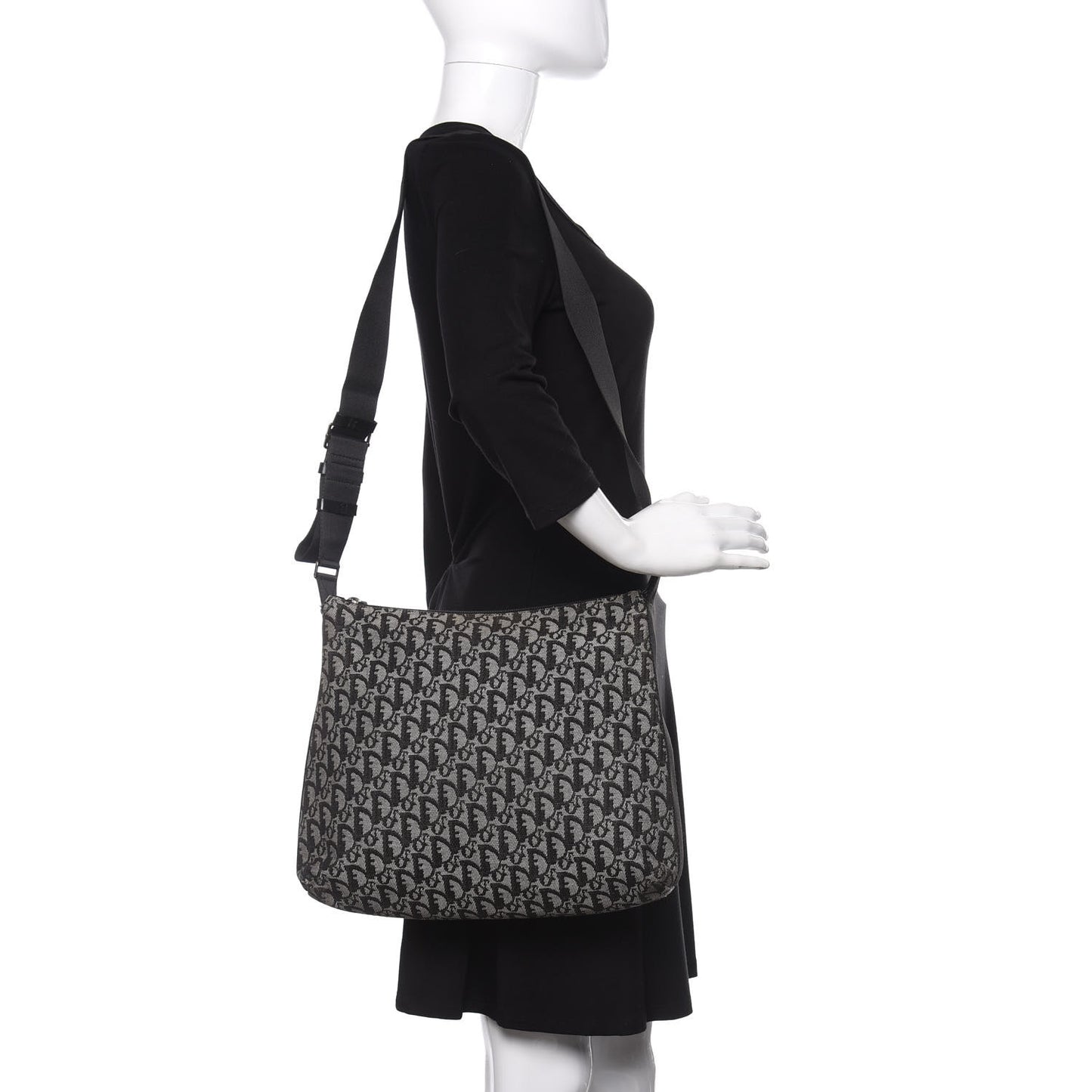 Monogram Messenger Black