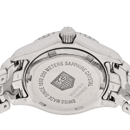 Tag Heuer Stainless Steel Diamond Mother of Pearl 27mm Link Quartz Watch WJ1319 4 of 4