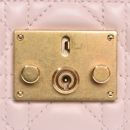 Christian Dior Lambskin Cannage Large Dioraddict Flap Rose Poudre 9 of 16