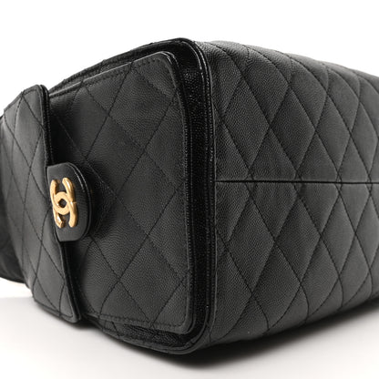 Chanel Caviar Quilted Small Chanel 25 Handbag Black 9 of 10