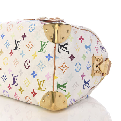 Louis Vuitton Monogram Multicolor Speedy 30 White 6 of 7