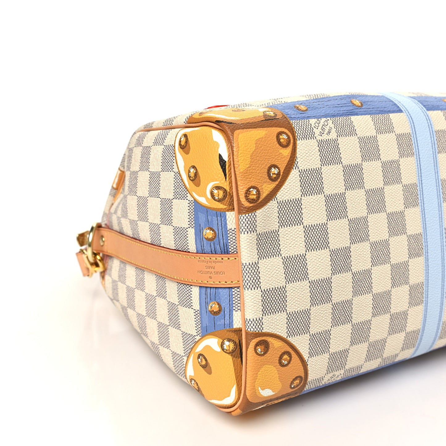 Damier Azur Summer Trunks Speedy Bandouliere 30