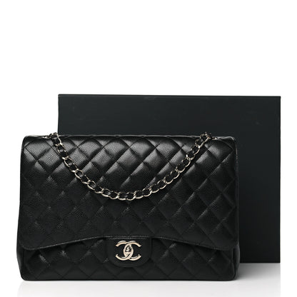 Chanel Caviar Quilted Maxi Double Flap Black 11 of 11