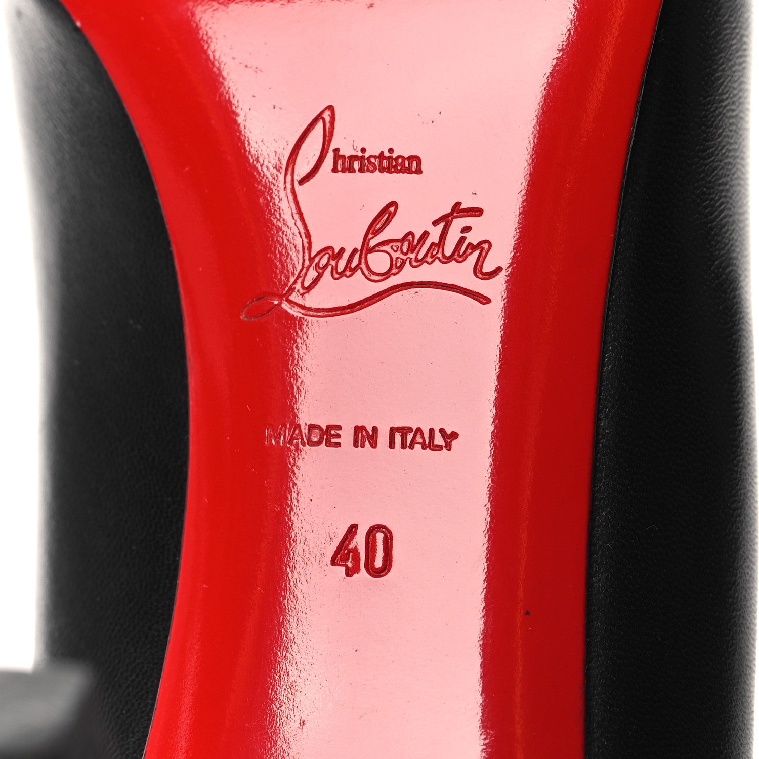 Christian Louboutin Shiny Nappa Simple 70 Pumps 40 Black 6 of 8
