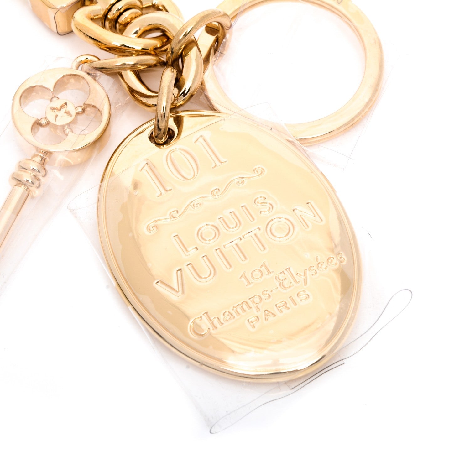 Louis Vuitton 101 Champs Elysees Maizeon Key Charm Gold 4 of 5