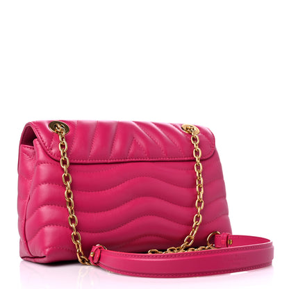 Louis Vuitton Calfskin LV New Wave Chain Bag Rose Freesia 3 of 9