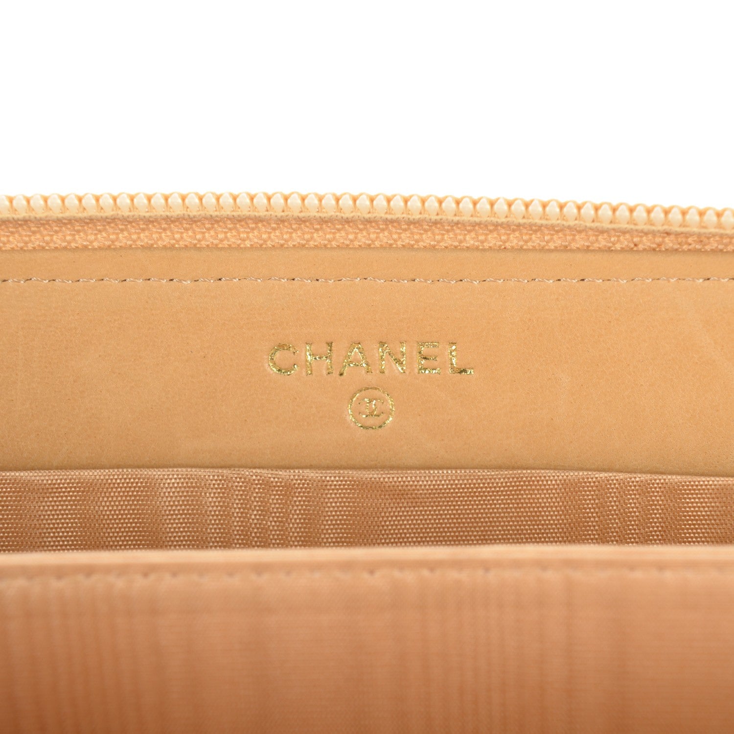 Chanel Caviar Large Timeless CC Zip Around Wallet Beige 6 of 8
