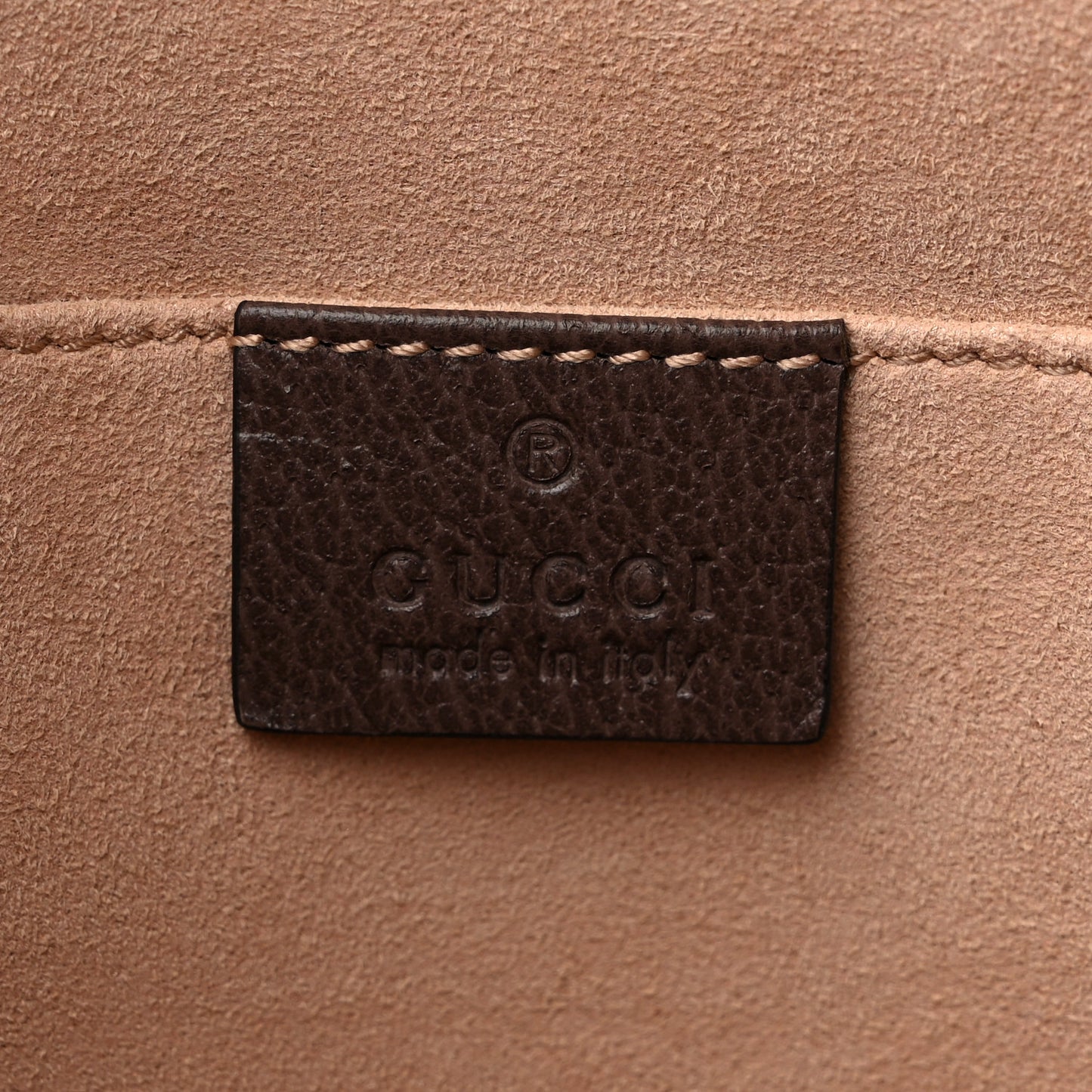GG Supreme Monogram Web Ophidia Pouch Brown