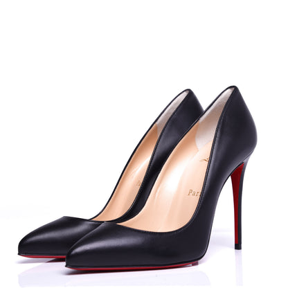 Christian Louboutin Shiny Nappa Pigalle Follies 100 Pumps 37 Black 2 of 10