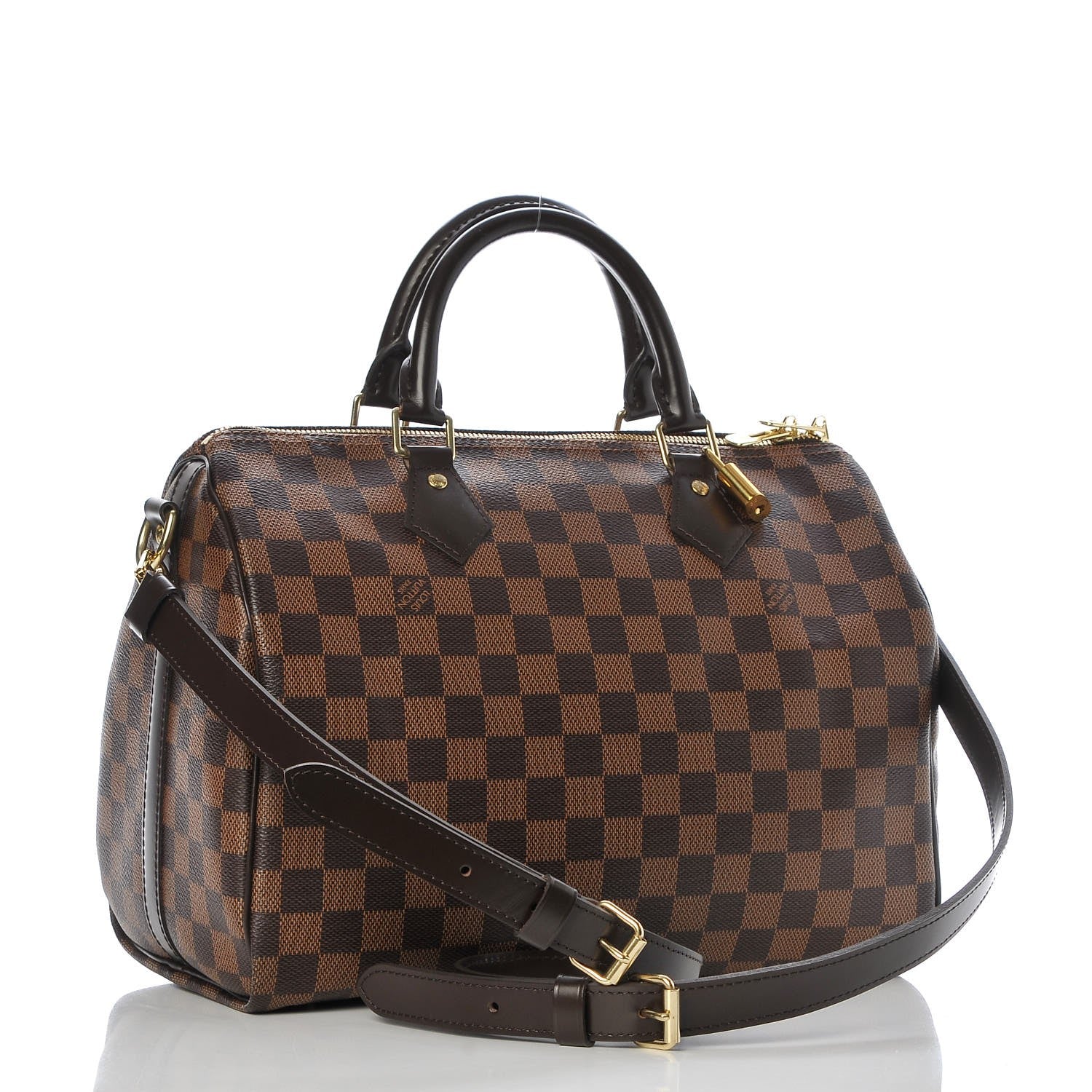 Louis Vuitton Damier Ebene Speedy Bandouliere 30 3 of 7