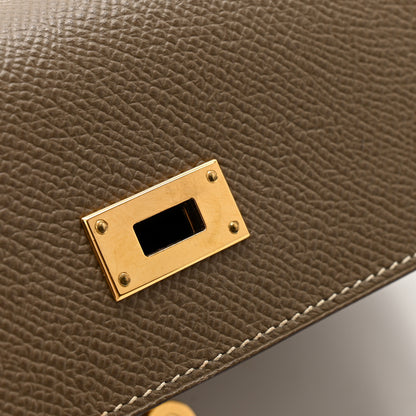 Hermes Epsom Kelly Longue Wallet Etoupe 8 of 11