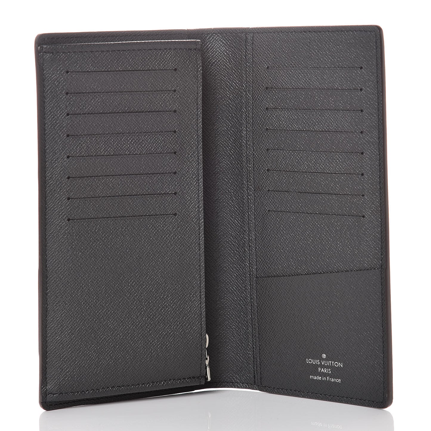 Taiga Stripe Brazza Wallet Ardoise