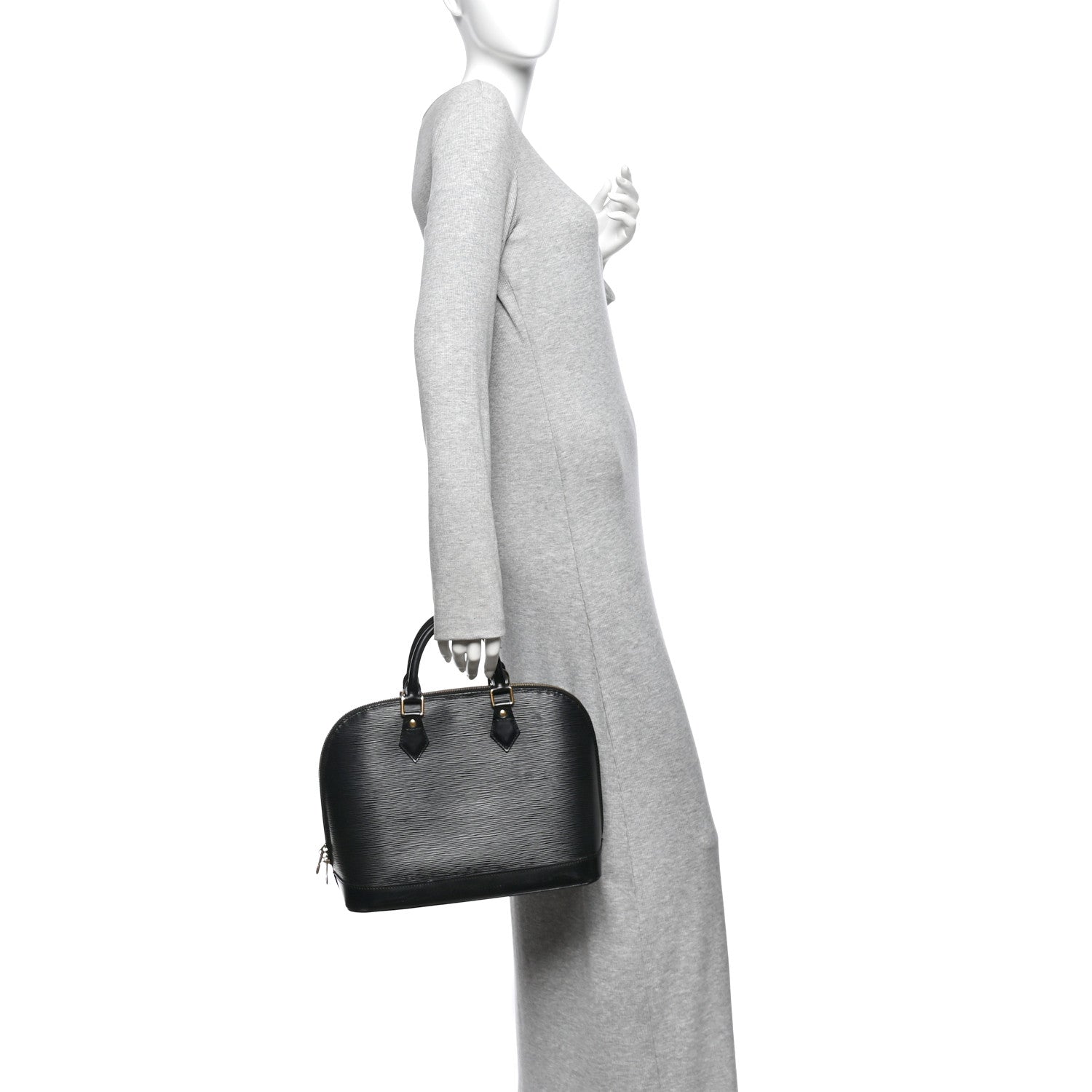 Louis Vuitton Epi Alma PM Black 2 of 12