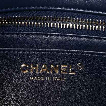 Chanel Lambskin Quilted Mini Pearl Crush Rectangular Flap Navy Blue 6 of 11
