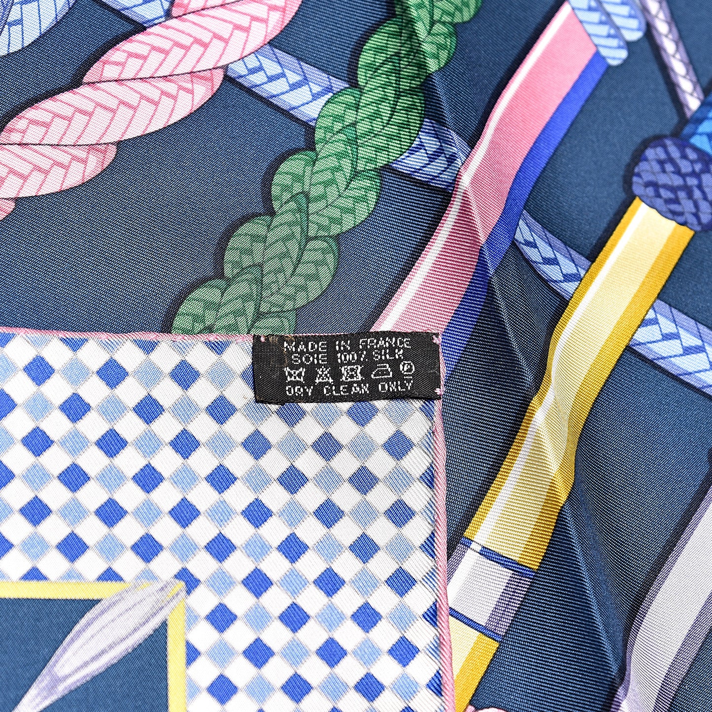 Silk Fouets et Badines Scarf 90
