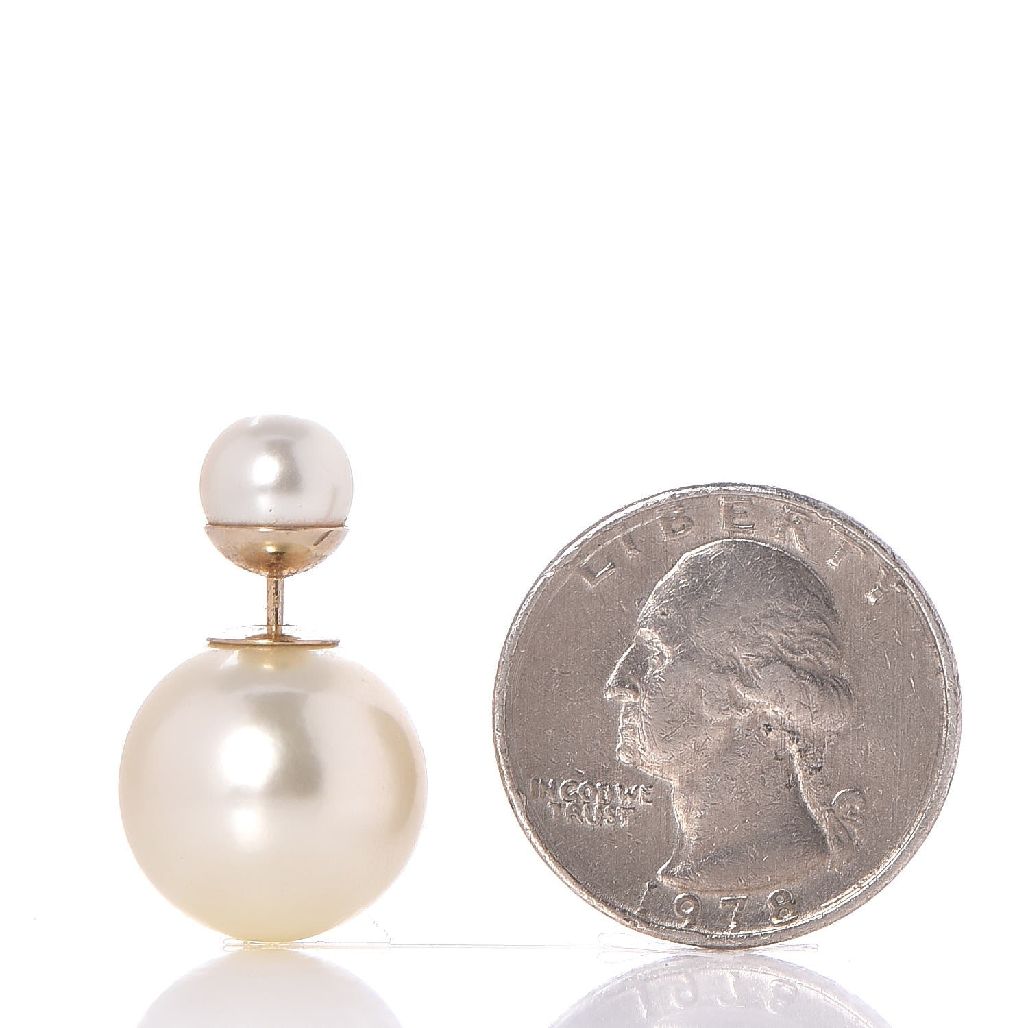 Christian Dior Pearl Mise En Dior Tribal Earrings 2 of 4