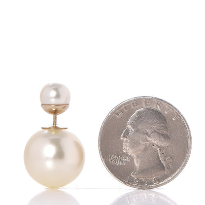 Christian Dior Pearl Mise En Dior Tribal Earrings 2 of 4