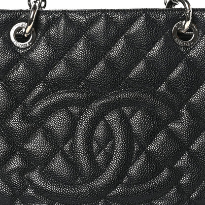 Chanel Caviar Quilted Grand Shopping Tote GST Black 8 of 10