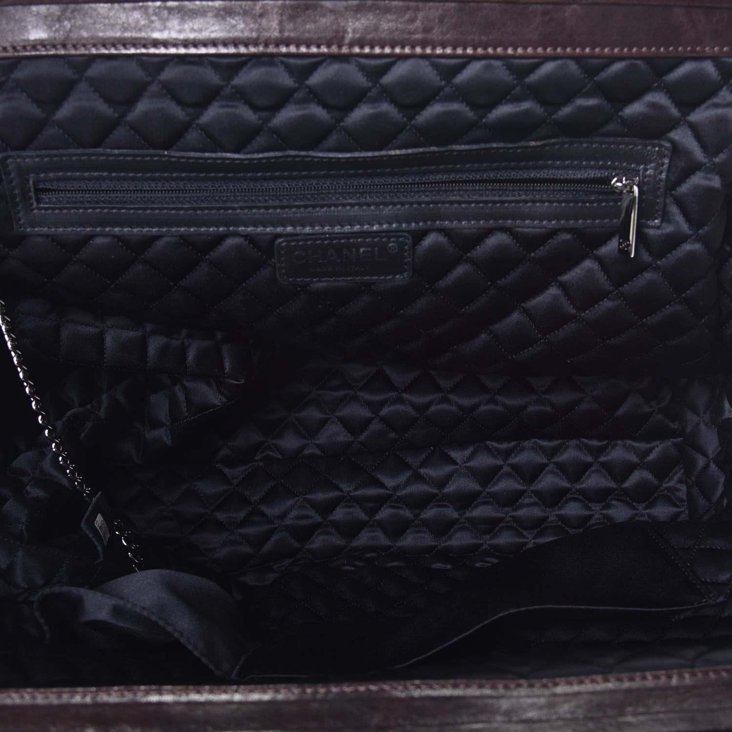 Chanel Calfskin Medium Perfect Day Tote Dark Brown 5 of 10