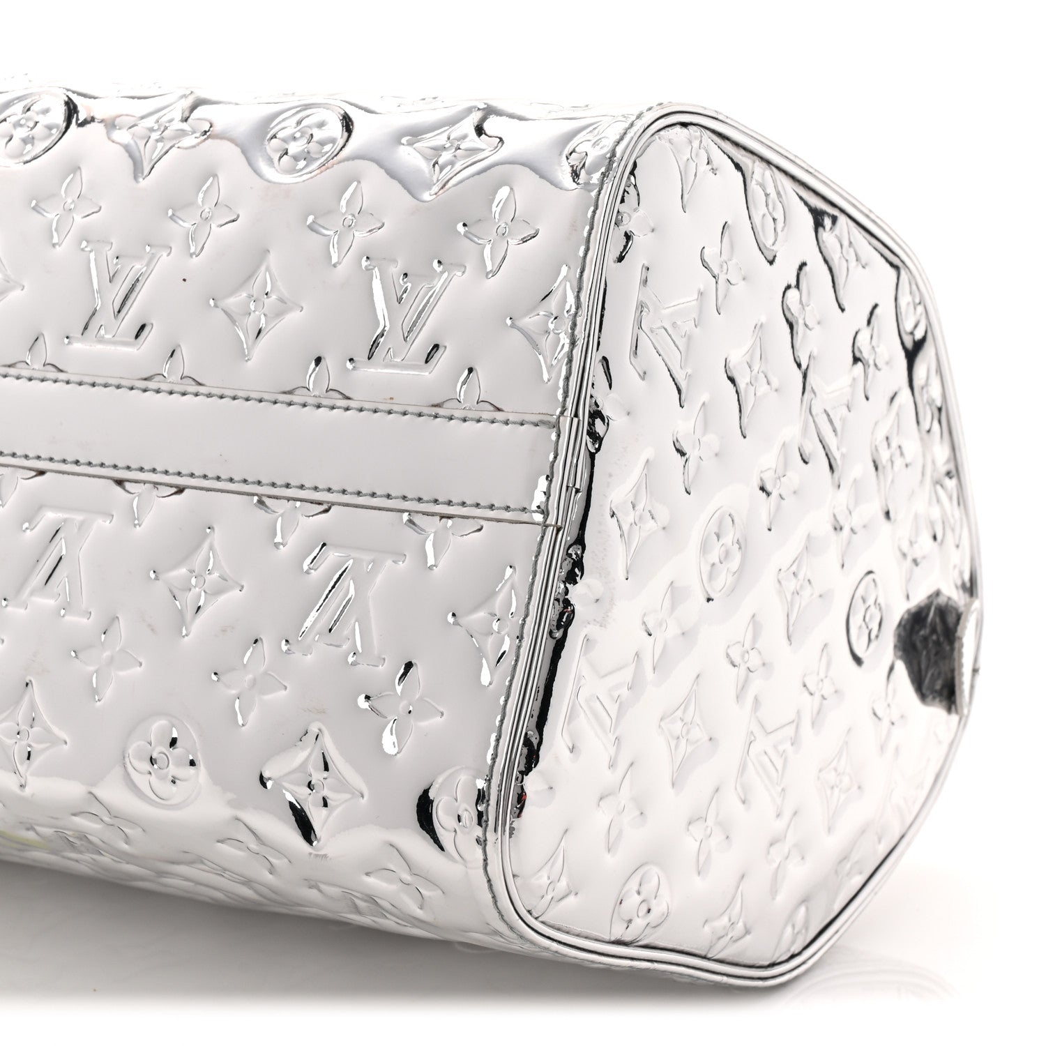 Louis Vuitton Monogram Miroir Speedy 30 Silver 10 of 11