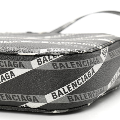 Balenciaga Coated Canvas Losange Monogram S Camera Bag Black Grey 11 of 11
