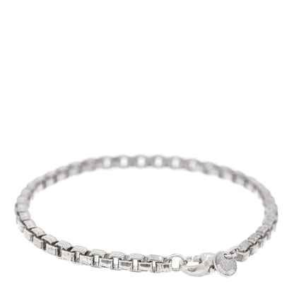 Tiffany Sterling Silver 4mm Venetian Link Bracelet 2 of 3