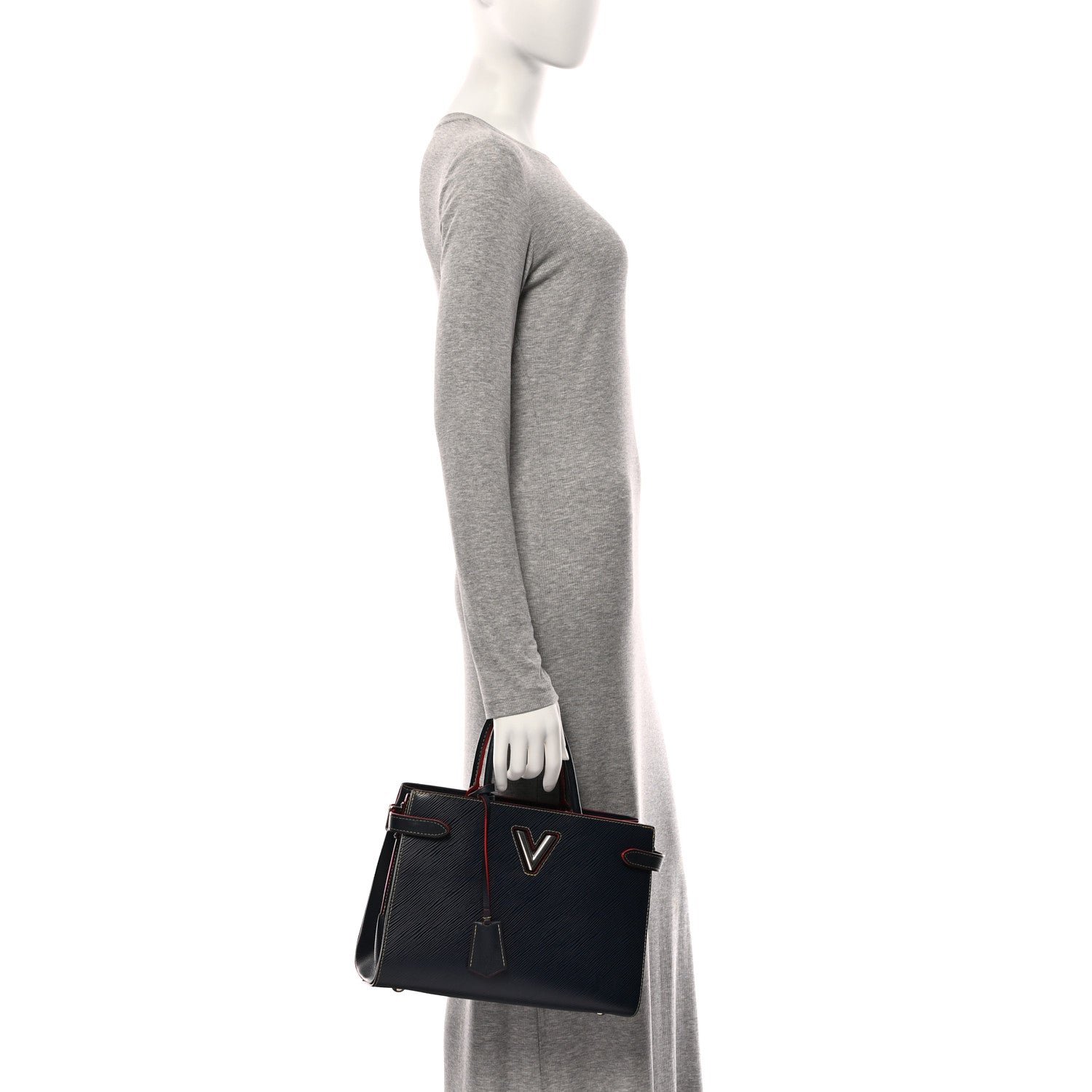 Louis Vuitton Epi Twist Tote Indigo 2 of 10