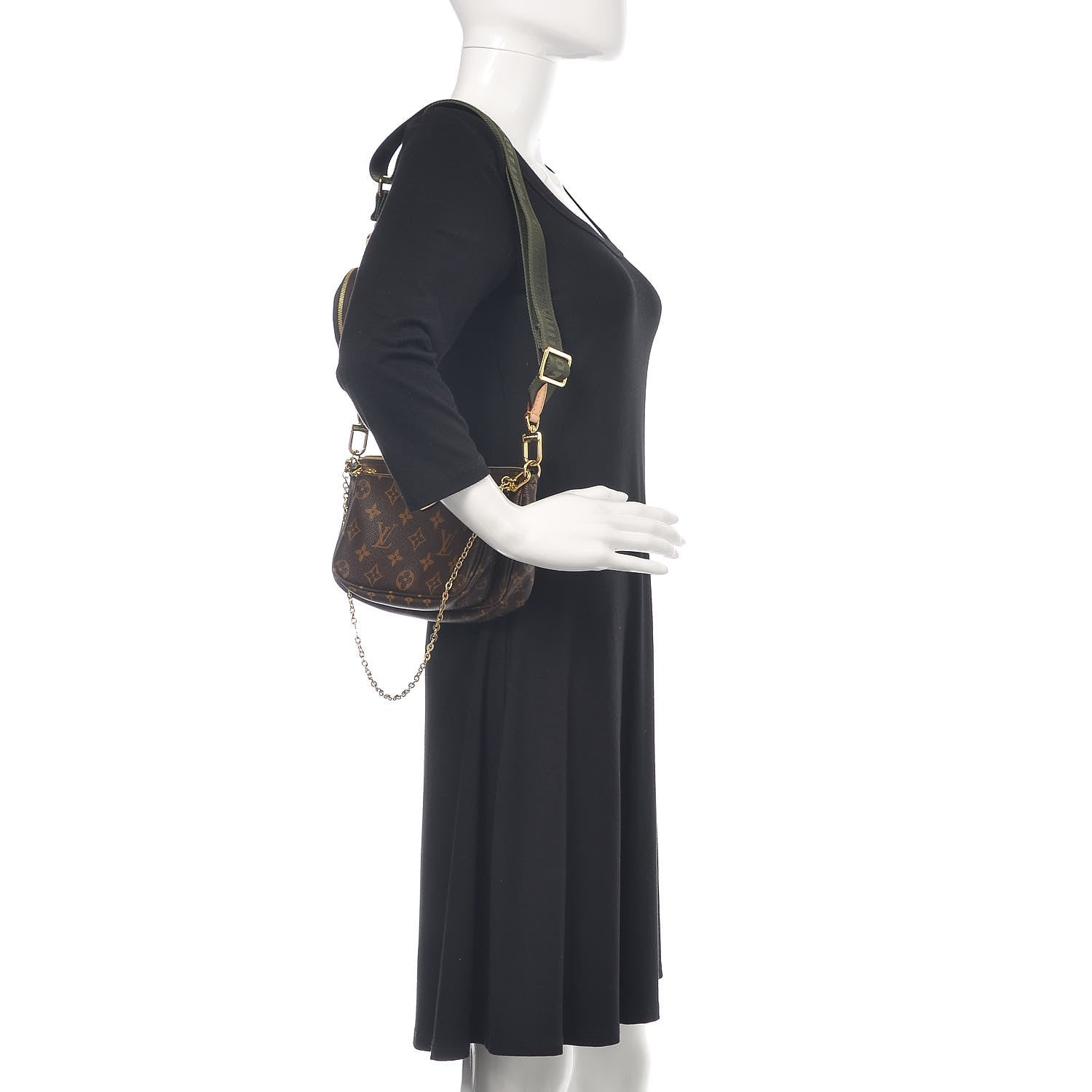 Louis Vuitton Monogram Multi Pochette Accessories Kaki 2 of 11