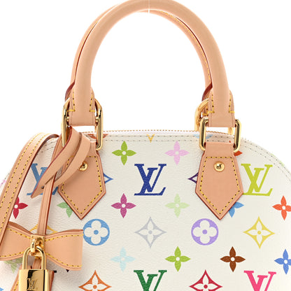 Louis Vuitton LV x TM Monogram Multicolor Alma BB White 7 of 10