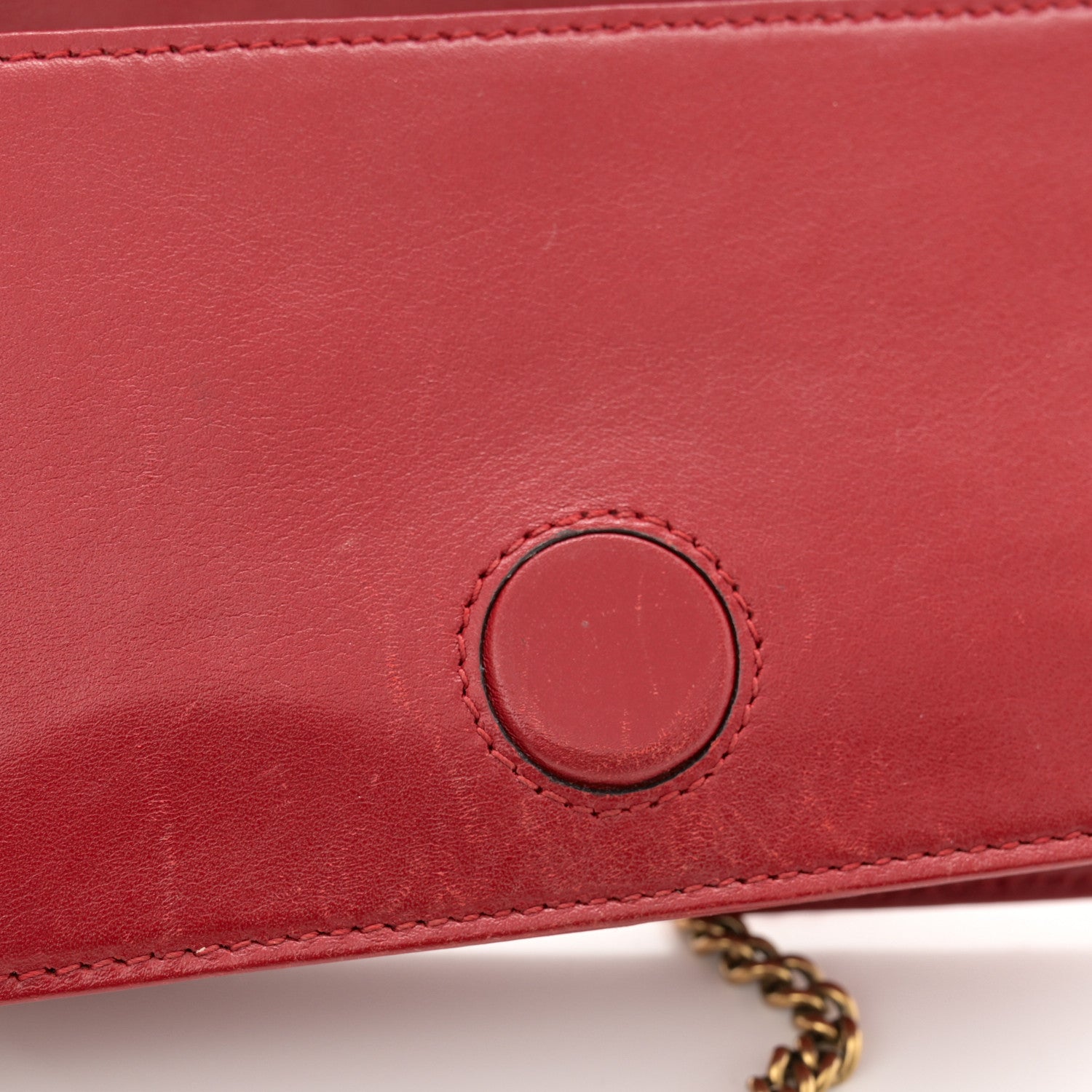 Gucci Calfskin Matelasse GG Marmont Mini Bag Hibiscus Red 10 of 10