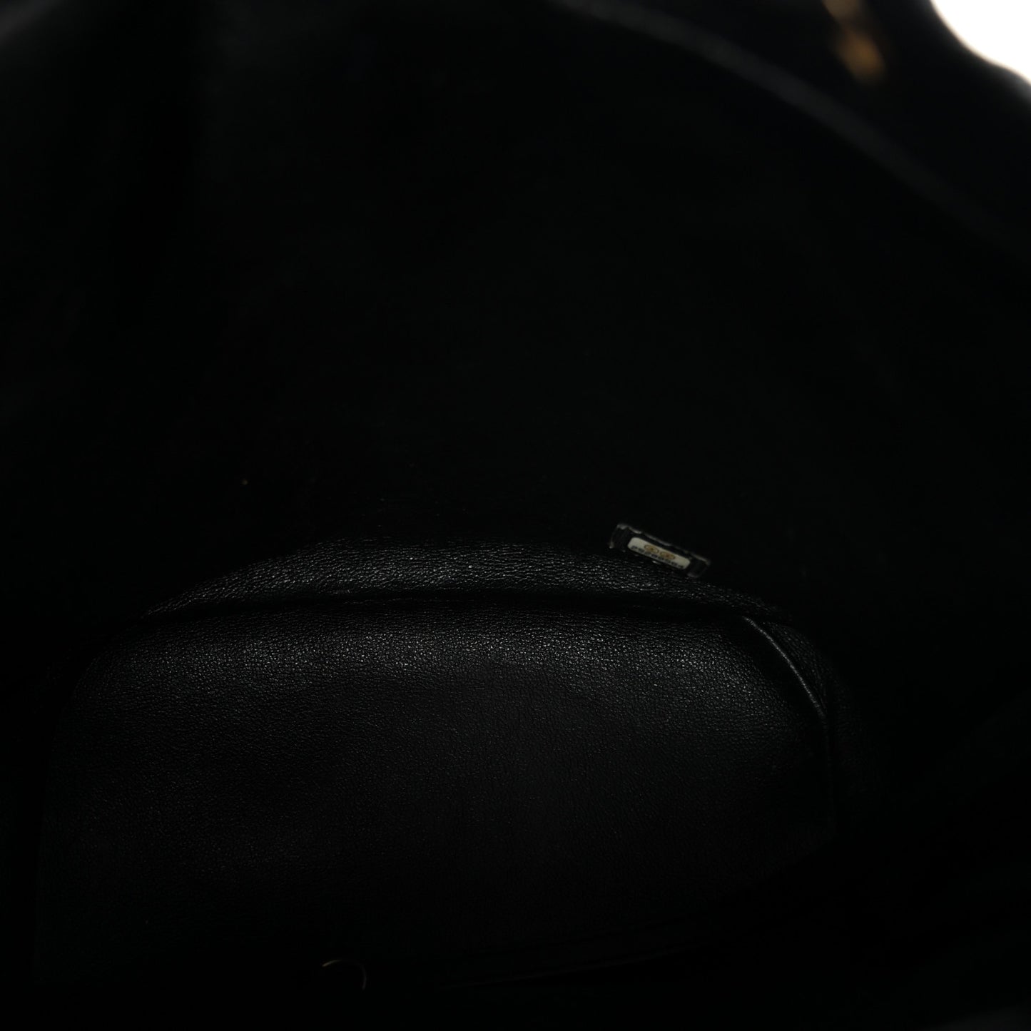 Caviar Quilted Small Filigree Backpack Black