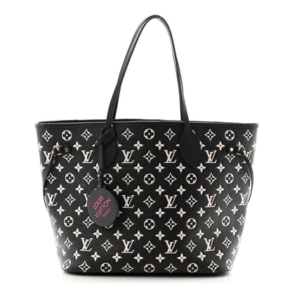Louis Vuitton Empreinte Spring In The City Neverfull MM Black White Pink 1 of 11
