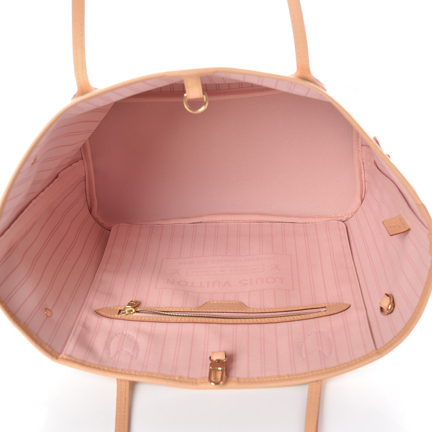 Louis Vuitton Damier Azur Neo Neverfull MM Rose Ballerine 5 of 10