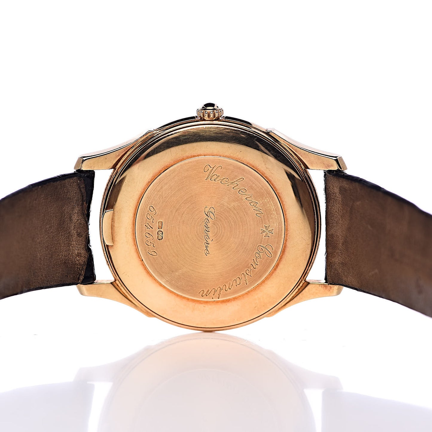 18K Yellow Gold Alligator 32mm Les Historiques Manual Winding Watch 92239