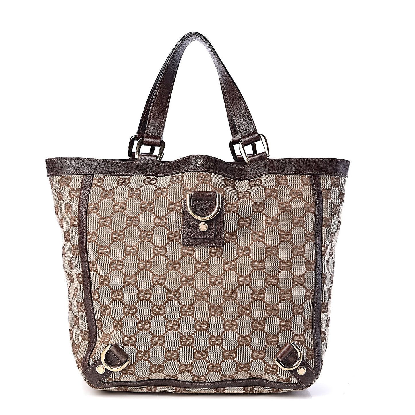 Monogram Abbey Small Tote Dark Brown