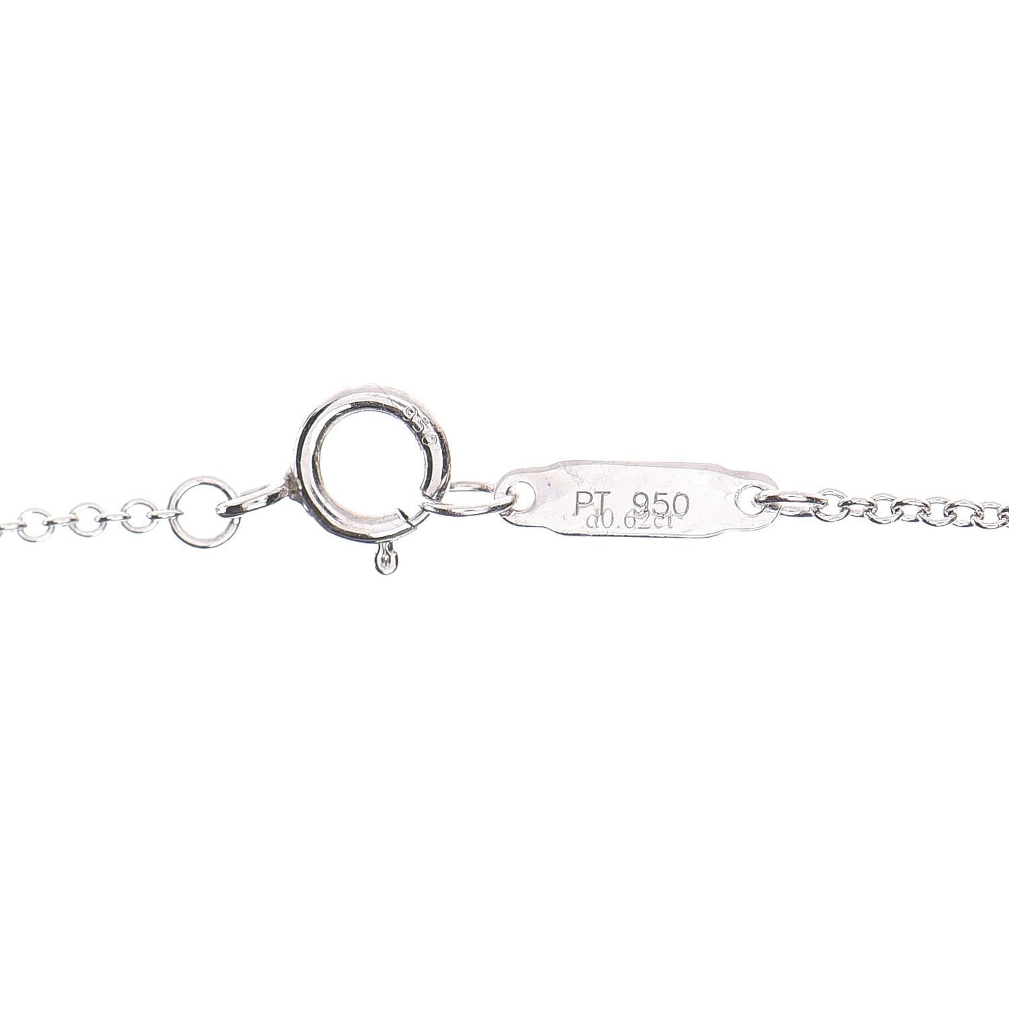 Platinum Diamond Jazz Triple Drop Pendant Necklace