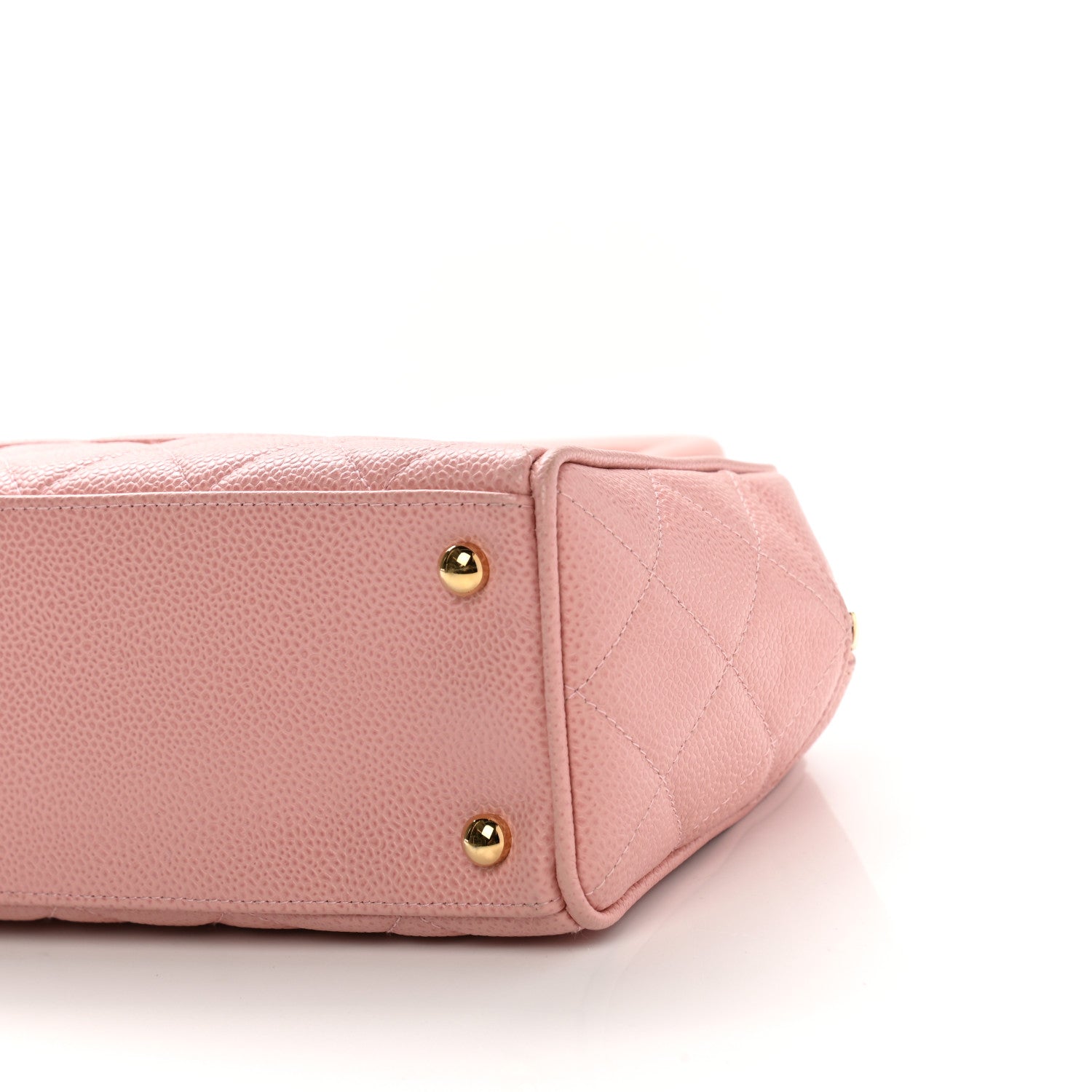 Chanel Caviar Quilted Small Bowler Pink 10 of 10
