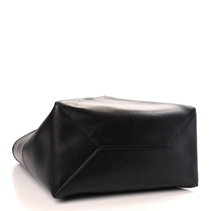 Loewe Shiny Calfskin Medium Puzzle Fold Tote Black 4 of 8