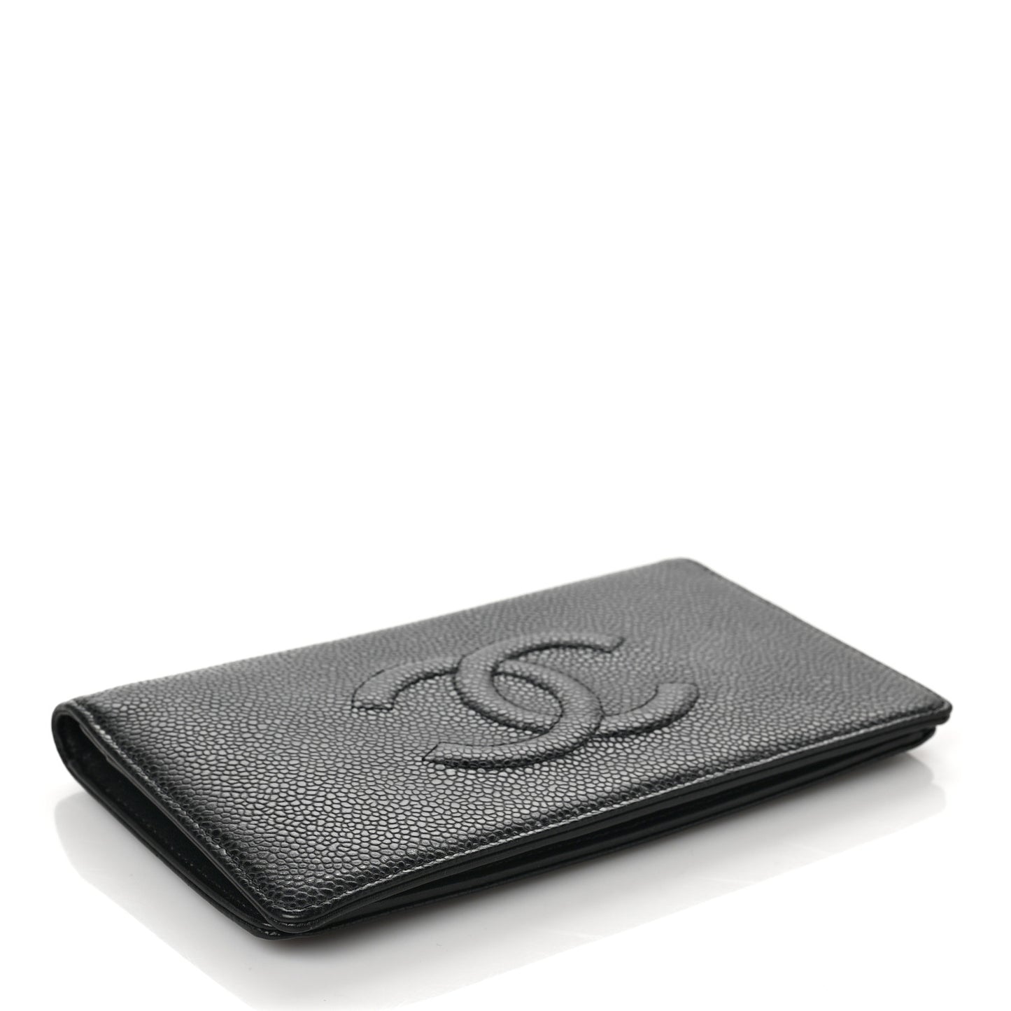 Caviar Timeless CC Yen Wallet Black
