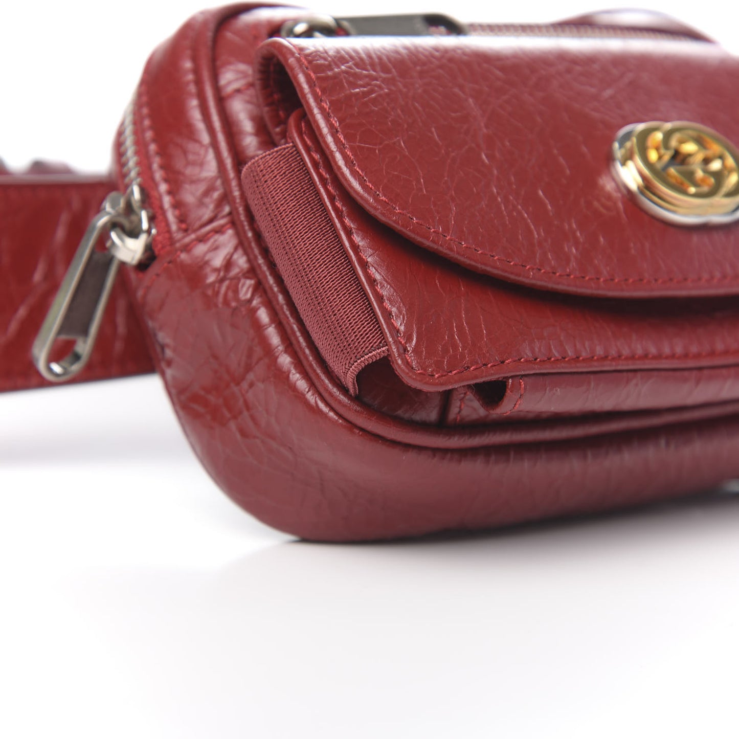 Fluffy Calfskin Mini Morpheus Belt Bag 70 28 Red