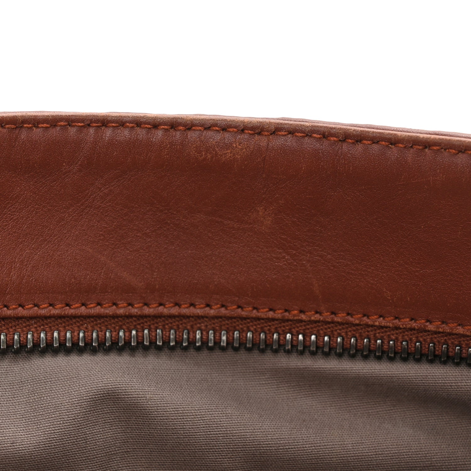 Bottega Veneta Nappa Intrecciato VN Crossbody Messenger Bag Rust 11 of 11