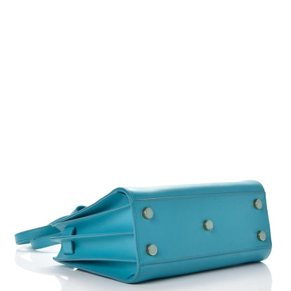 Saint Laurent Calfskin Nano Sac De Jour Turquoise 4 of 16