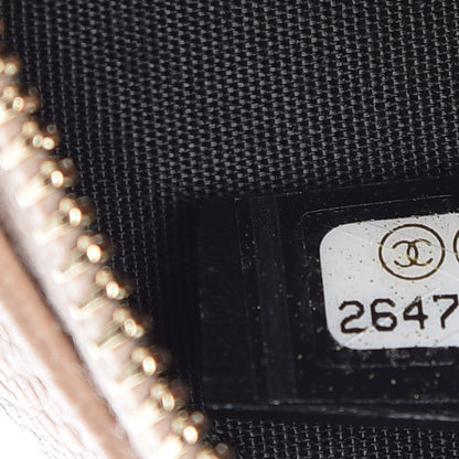 Chanel Caviar Quilted Round Filigree Crossbody Beige Black 7 of 7
