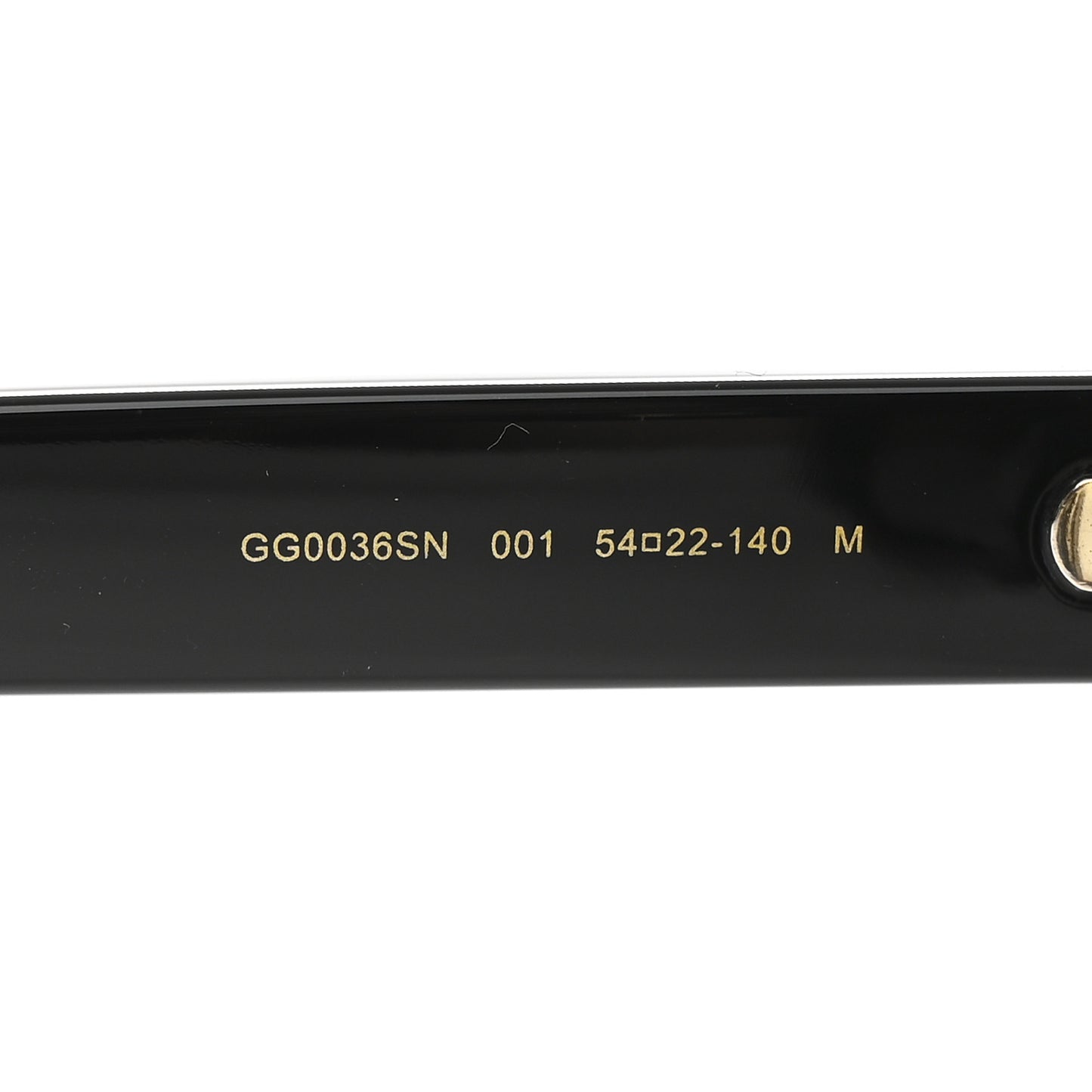 Acetate Square Frame Sunglasses GG0036S Black