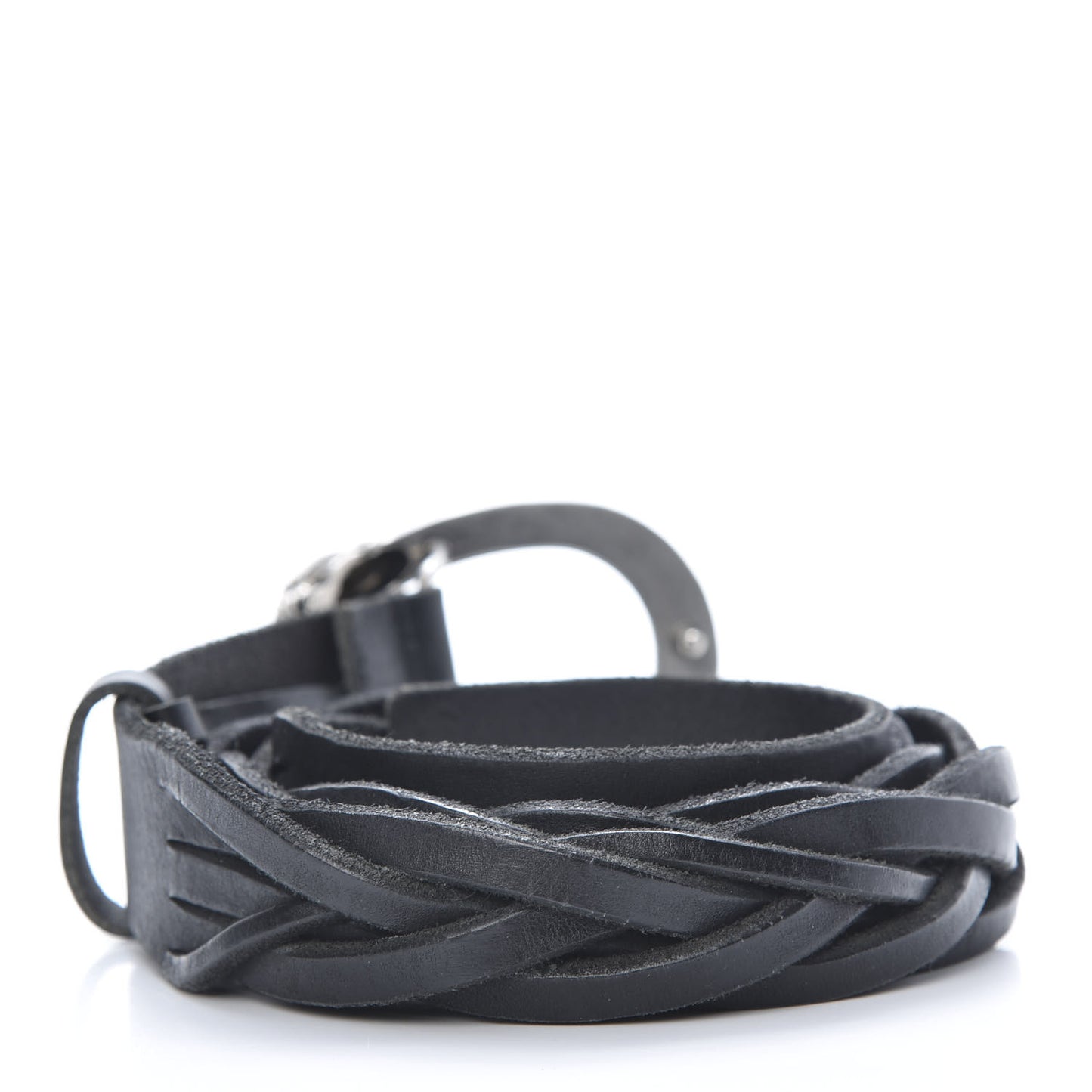 Calfskin Braided Dionysus Belt 95 38 Black